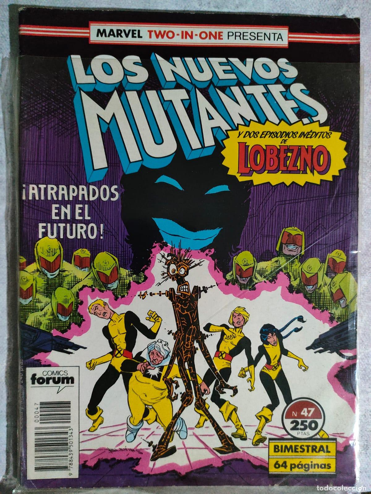 C&oacute;mics: LOS NUEVOS MUTANTES NUMERO 47 MARVEL TWO IN ONE - Foto 1