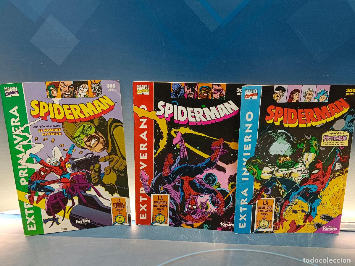 C&oacute;mics: 3 comics, forum, LA AVENTURA COMPLETAMENTE DIMINUTA DE SPIDEY , COMPLETA ,EXTRAS MARVEL - Foto 1