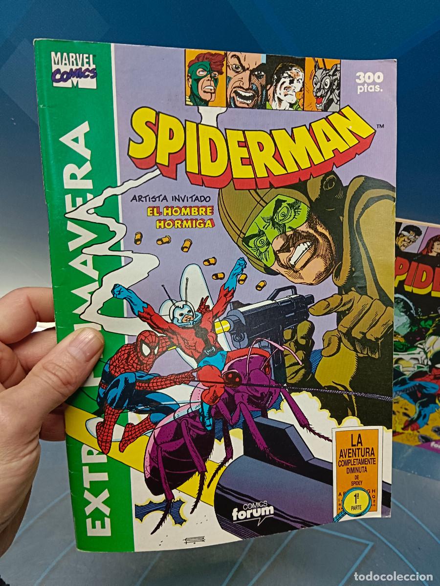 C&oacute;mics: 3 comics, forum, LA AVENTURA COMPLETAMENTE DIMINUTA DE SPIDEY , COMPLETA ,EXTRAS MARVEL - Foto 2