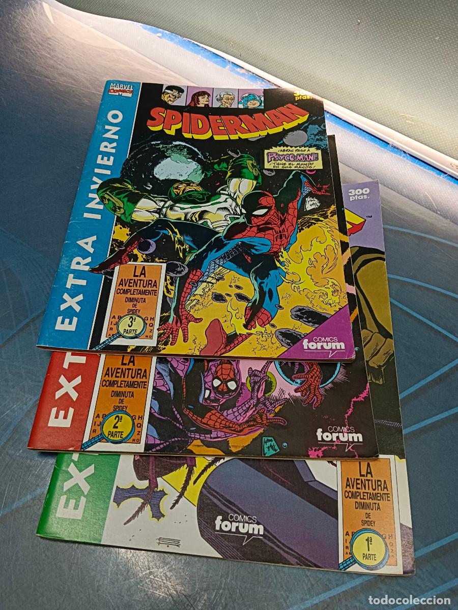 C&oacute;mics: 3 comics, forum, LA AVENTURA COMPLETAMENTE DIMINUTA DE SPIDEY , COMPLETA ,EXTRAS MARVEL - Foto 6