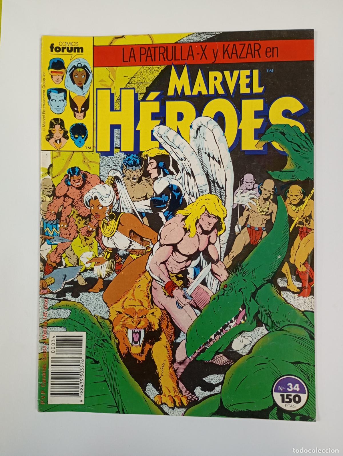 C&oacute;mics: MARVEL H&Eacute;ROES N&ordm; 34. MARVEL COMICS FORUM. TDKR22 - Foto 1