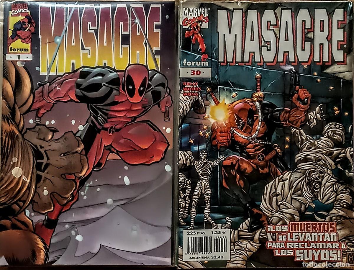 C&oacute;mics: Masacre (Deadpool) - Colecci&oacute;n Completa Forum (1 al 30) - Impecable - Foto 1