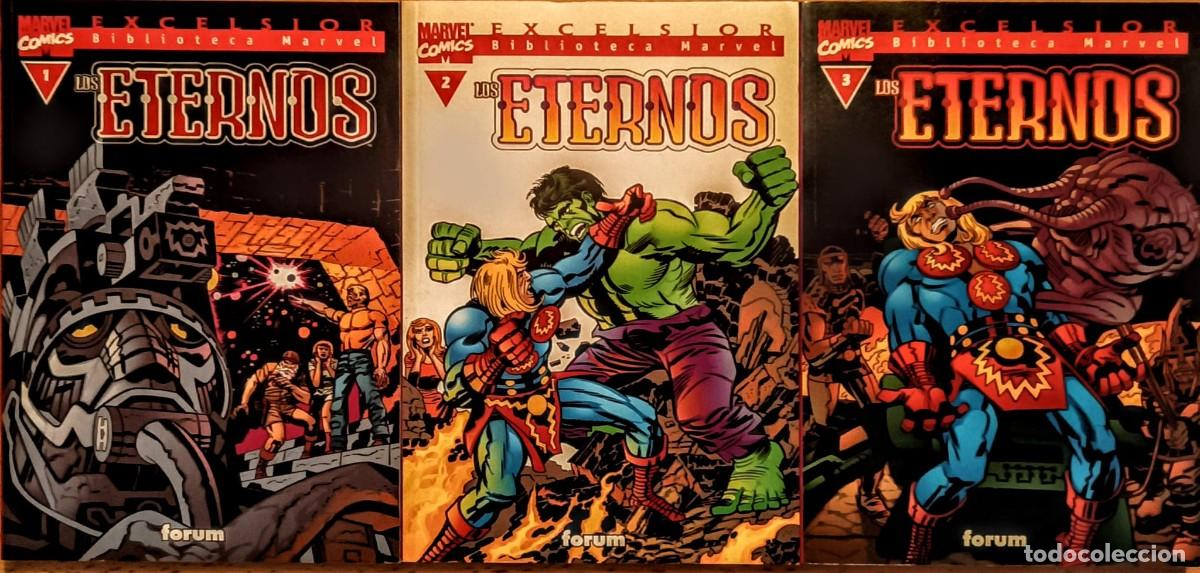 C&oacute;mics: Los Eternos de Jack Kirby - Completa 3 Tomos - Biblioteca Marvel Forum - Foto 1