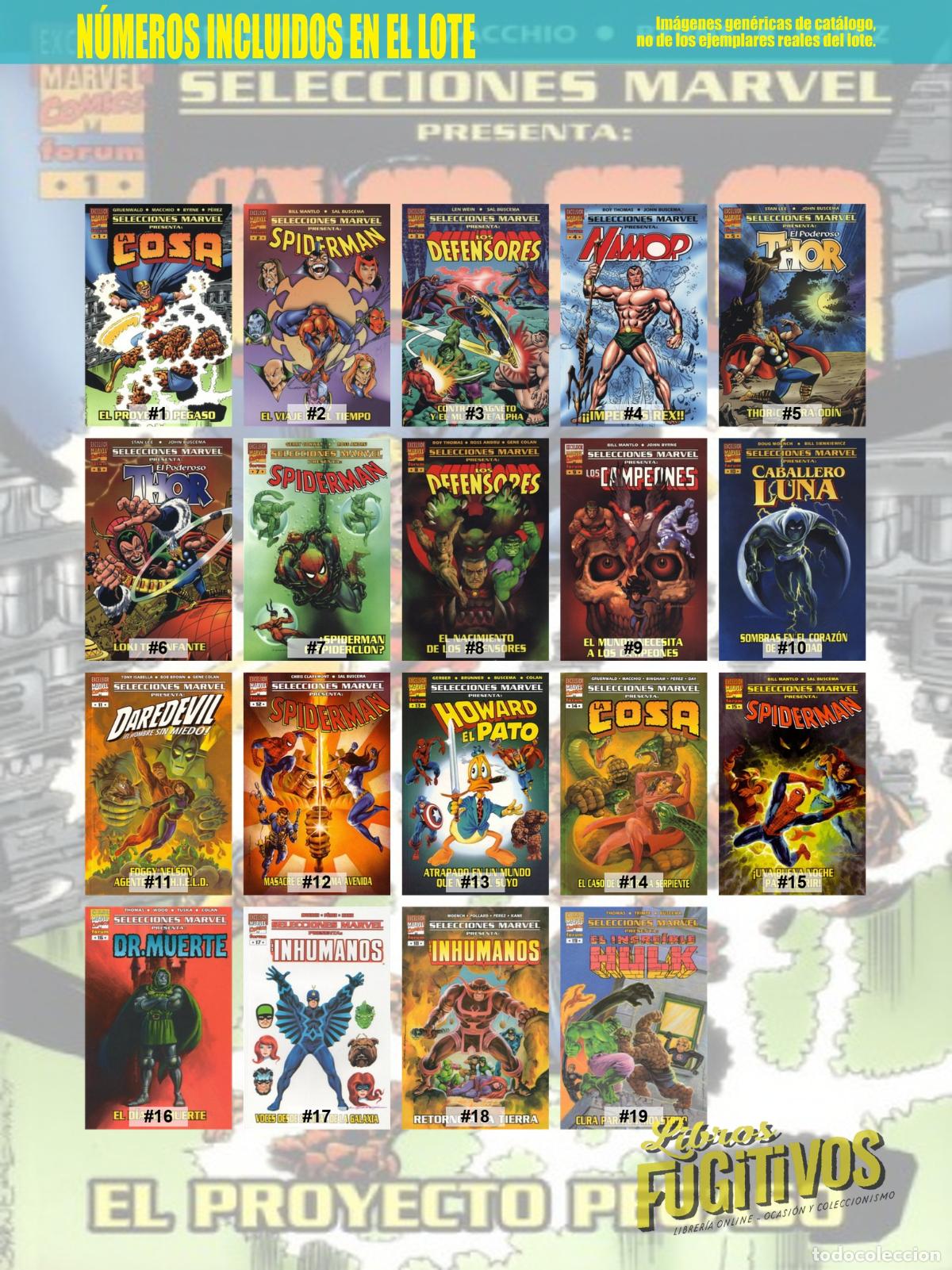 C&oacute;mics: SELECCIONES MARVEL 1 A 19. COMPLETA. Forum, 1999 - Foto 3