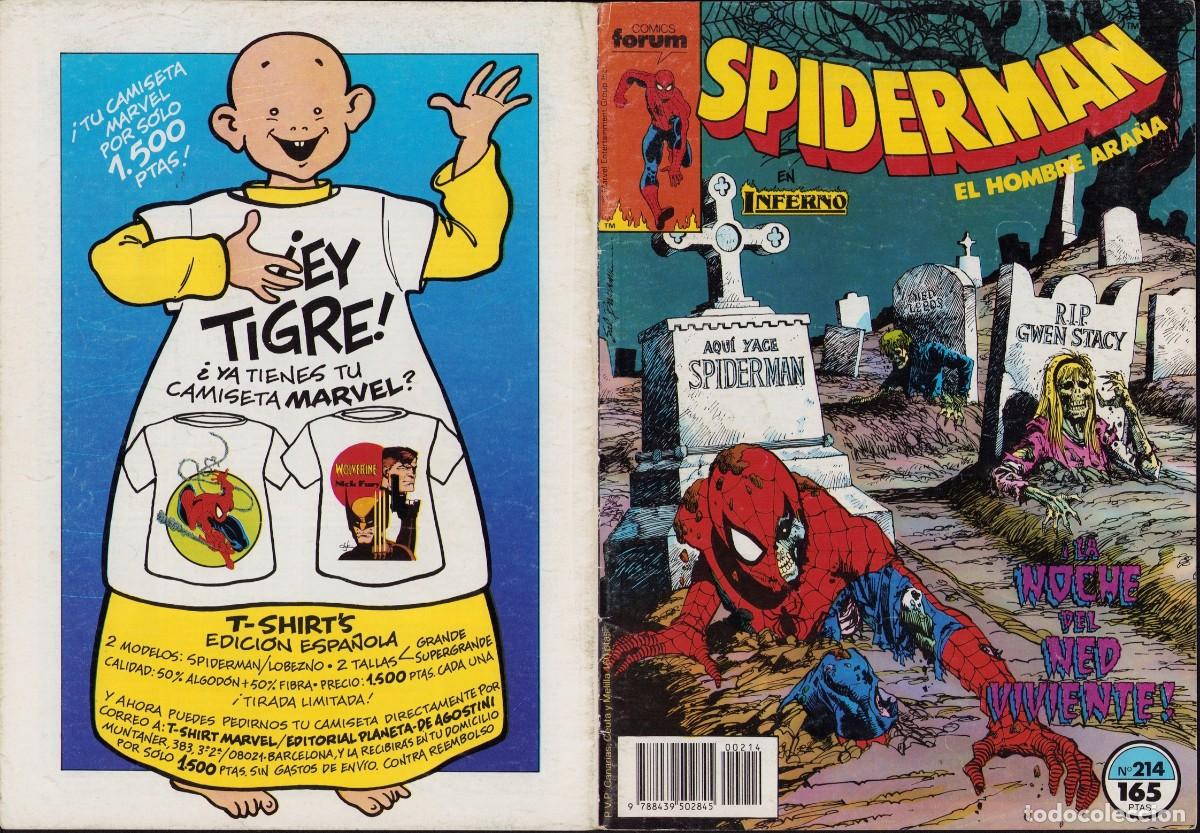 C&oacute;mics: Spiderman Vol. 1 N&ordm; 214 - C&oacute;mics F&oacute;rum 1990 - Foto 2