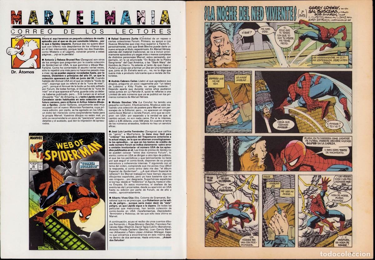 C&oacute;mics: Spiderman Vol. 1 N&ordm; 214 - C&oacute;mics F&oacute;rum 1990 - Foto 3