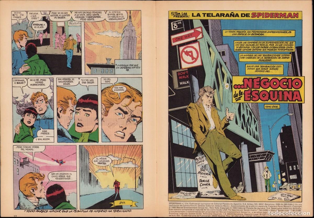 C&oacute;mics: Spiderman Vol. 1 N&ordm; 214 - C&oacute;mics F&oacute;rum 1990 - Foto 4