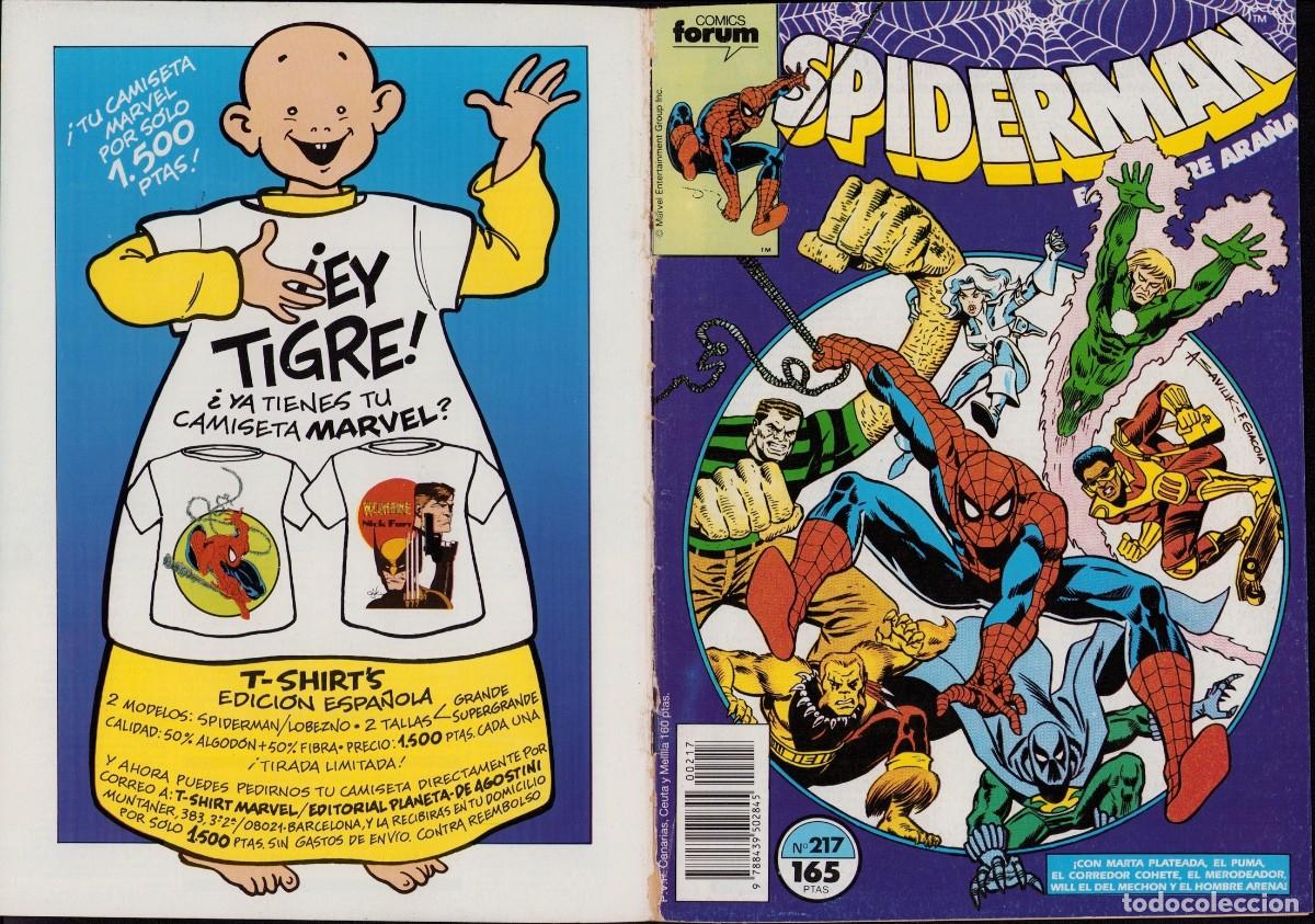 C&oacute;mics: Spiderman Vol. 1 N&ordm; 217 - C&oacute;mics F&oacute;rum 1990 - Foto 2
