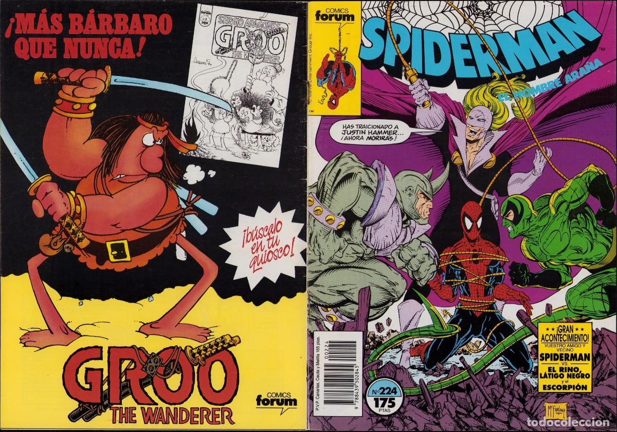 C&oacute;mics: Spiderman Vol. 1 n&ordm; 224 - C&oacute;mics Forum - 1991 - Foto 2