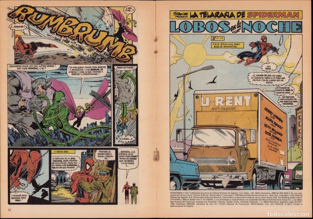 C&oacute;mics: Spiderman Vol. 1 n&ordm; 224 - C&oacute;mics Forum - 1991 - Foto 4