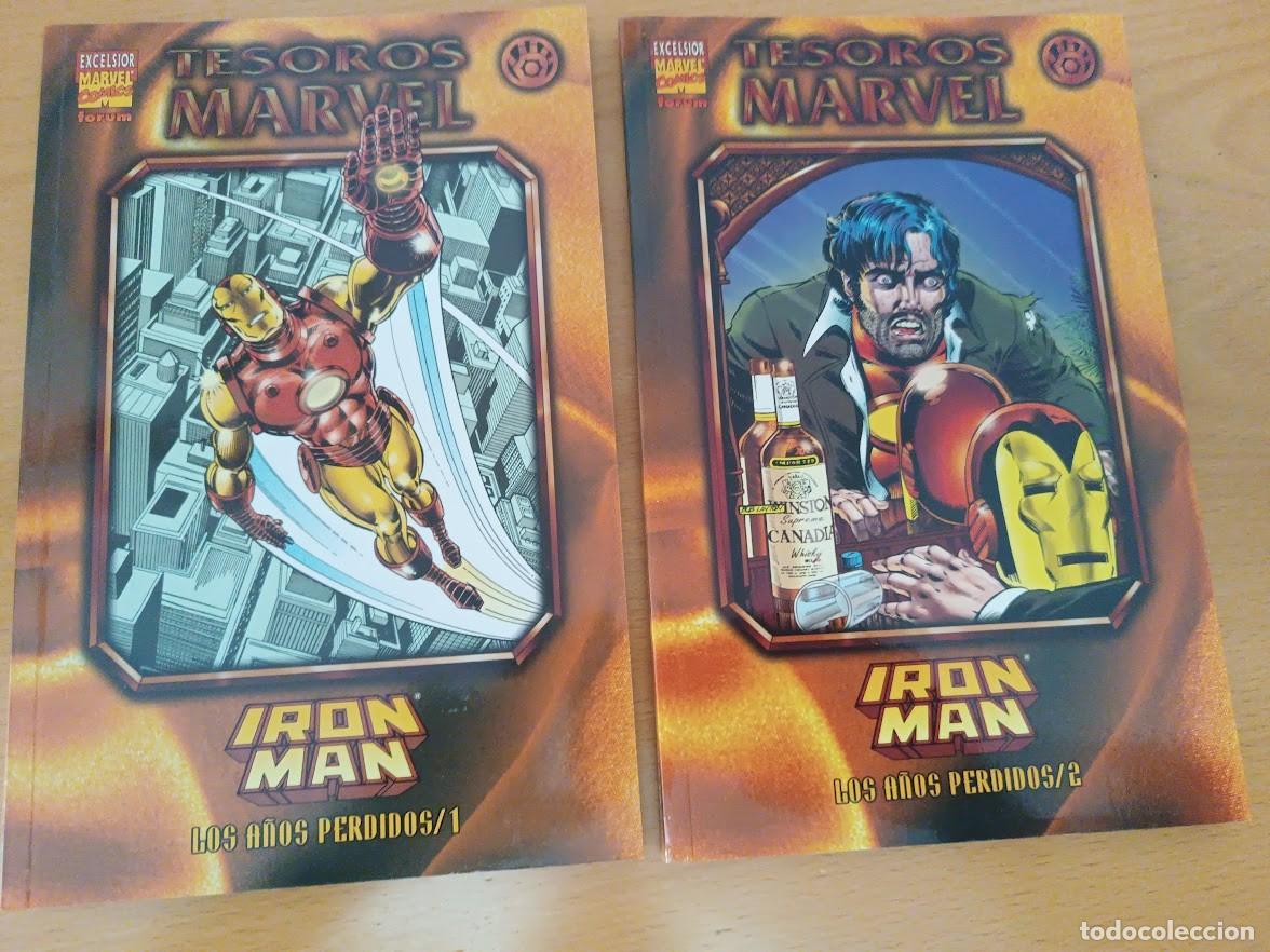 C&oacute;mics: Tesoros Marvel, Iron Man, Los a&ntilde;os perdidos, 1 y 2 - Foto 1
