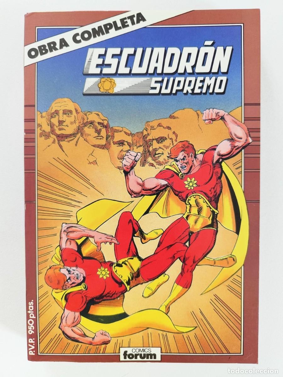 C&oacute;mics: ESCUADR&Oacute;N SUPREMO OBRA COMPLETA (Mark Gruenwald, Bob Hall, Paul Ryan) ~ MARVEL/FORUM (1989)