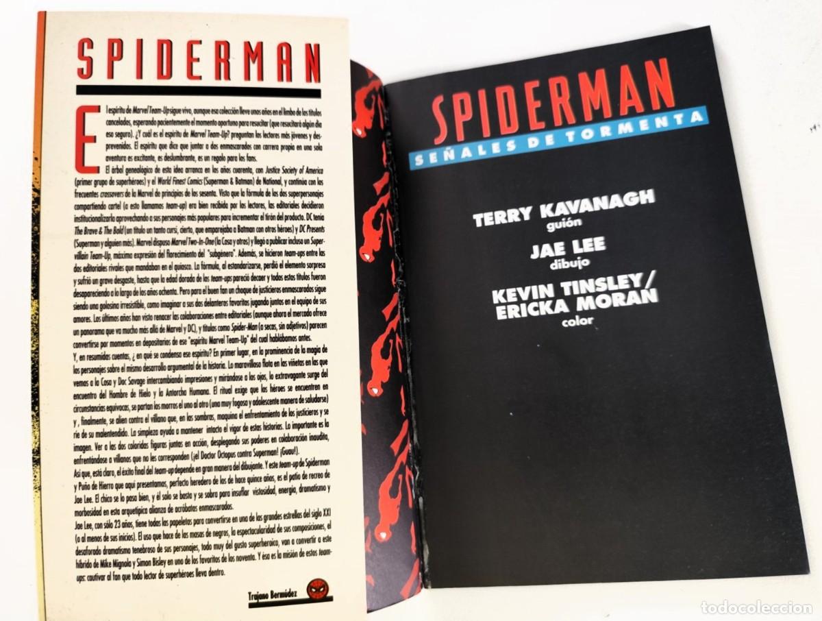 C&oacute;mics: SPIDERMAN: SE&Ntilde;ALES DE TORMENTA (Terry Kavanagh & Jae Lee) ~ MARVEL/FORUM (1995) - Foto 4
