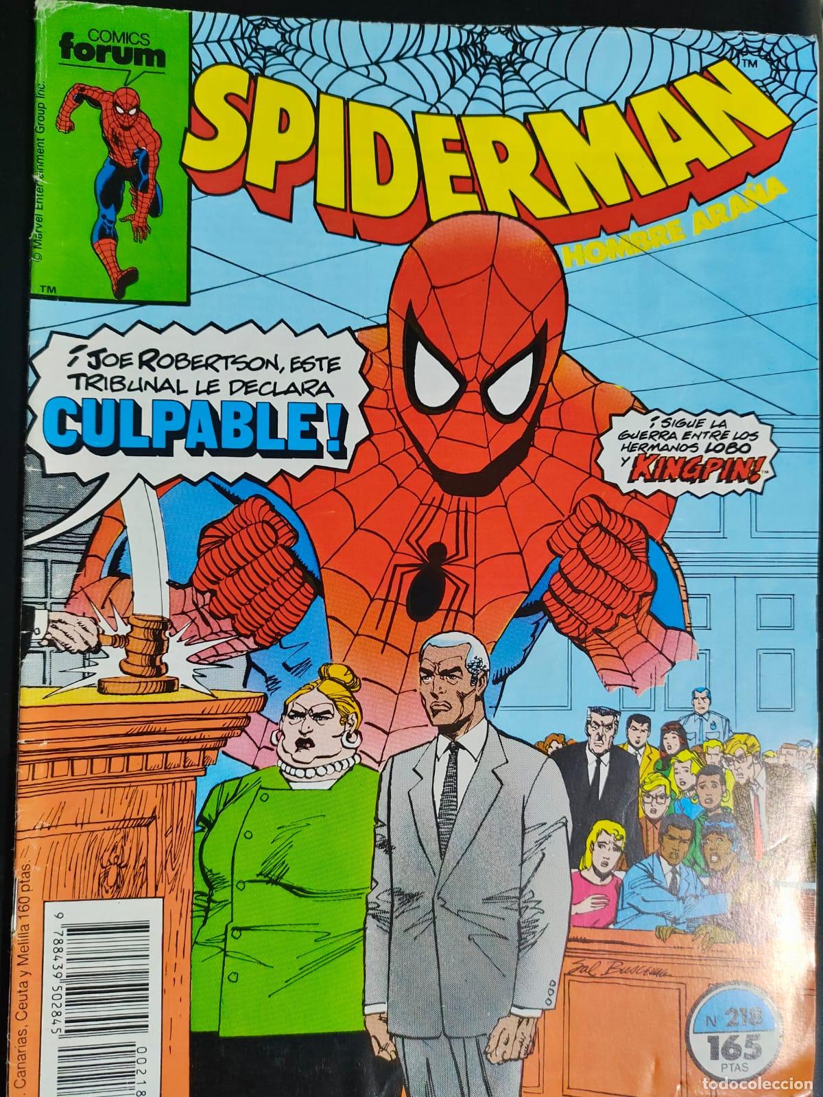 C&oacute;mics: SPIDERMAN VOL 1 NUMEROS 218