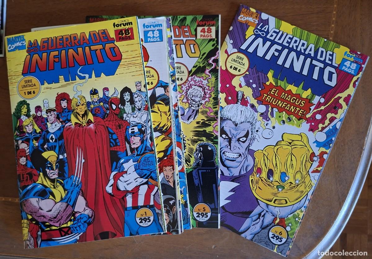 C&oacute;mics: La Guerra del Infinito - 6 n&uacute;meros - Completa -