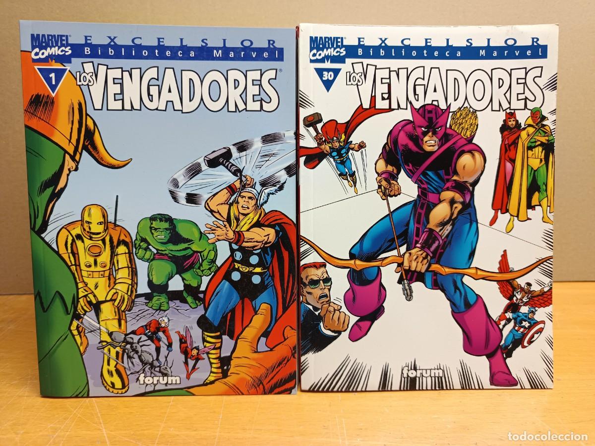 C&oacute;mics: Biblioteca Marvel Los Vengadores - Forum. Lote n&ordm;s. 1 al 30