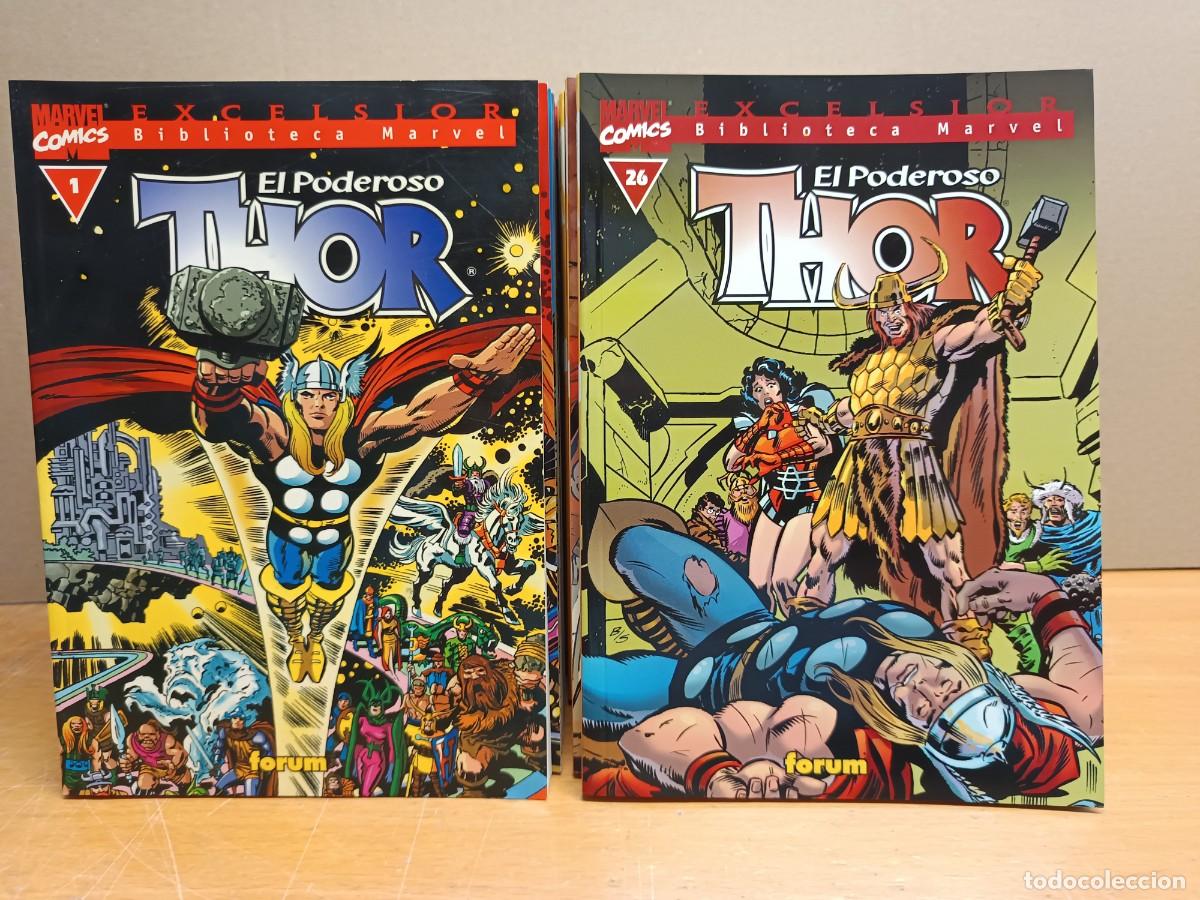 C&oacute;mics: Biblioteca Marvel Thor - Forum. Lote n&ordm;s. 1 al 26 - Foto 1