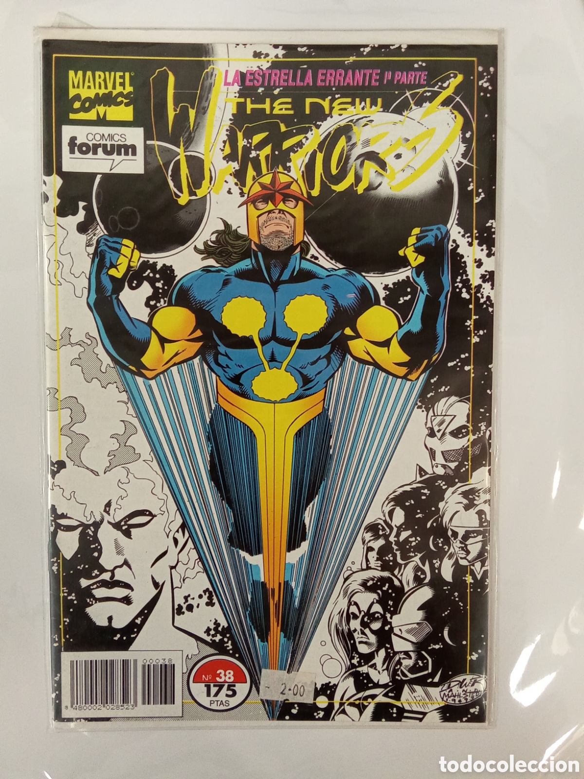 C&oacute;mics: LA ESTRELLA ERRANTE 1&ordf; PARTE. THE NEW WARRIORS N&ordm;38