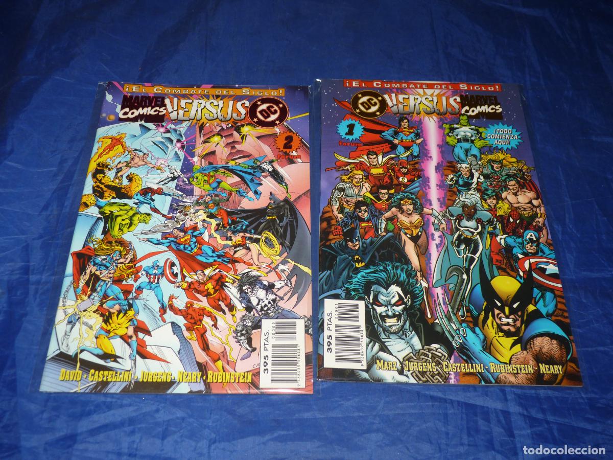 C&oacute;mics: MARVEL COMICS VERSUS DC #1 Y #2 MUY BUEN ESTADO OREFSLL