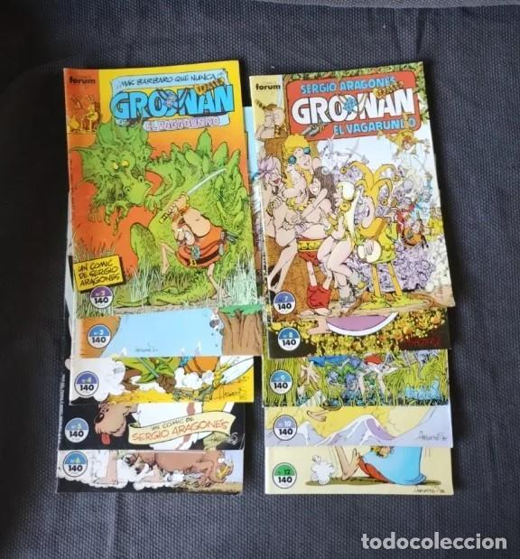 C&oacute;mics: Lote 10 c&oacute;mics Groo el Vagabundo (Forum 1987) Sergio Aragon&eacute;s - Casi correlativos