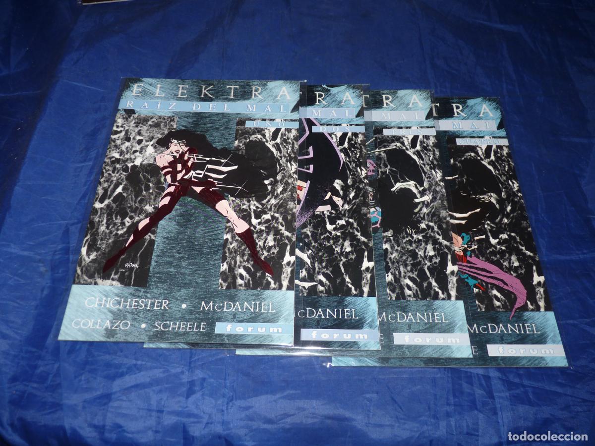 C&oacute;mics: ELEKTRA RAIZ DE MAL COMPLETA 4 NUMEROS MUY BUEN ESTADO OREFSLL