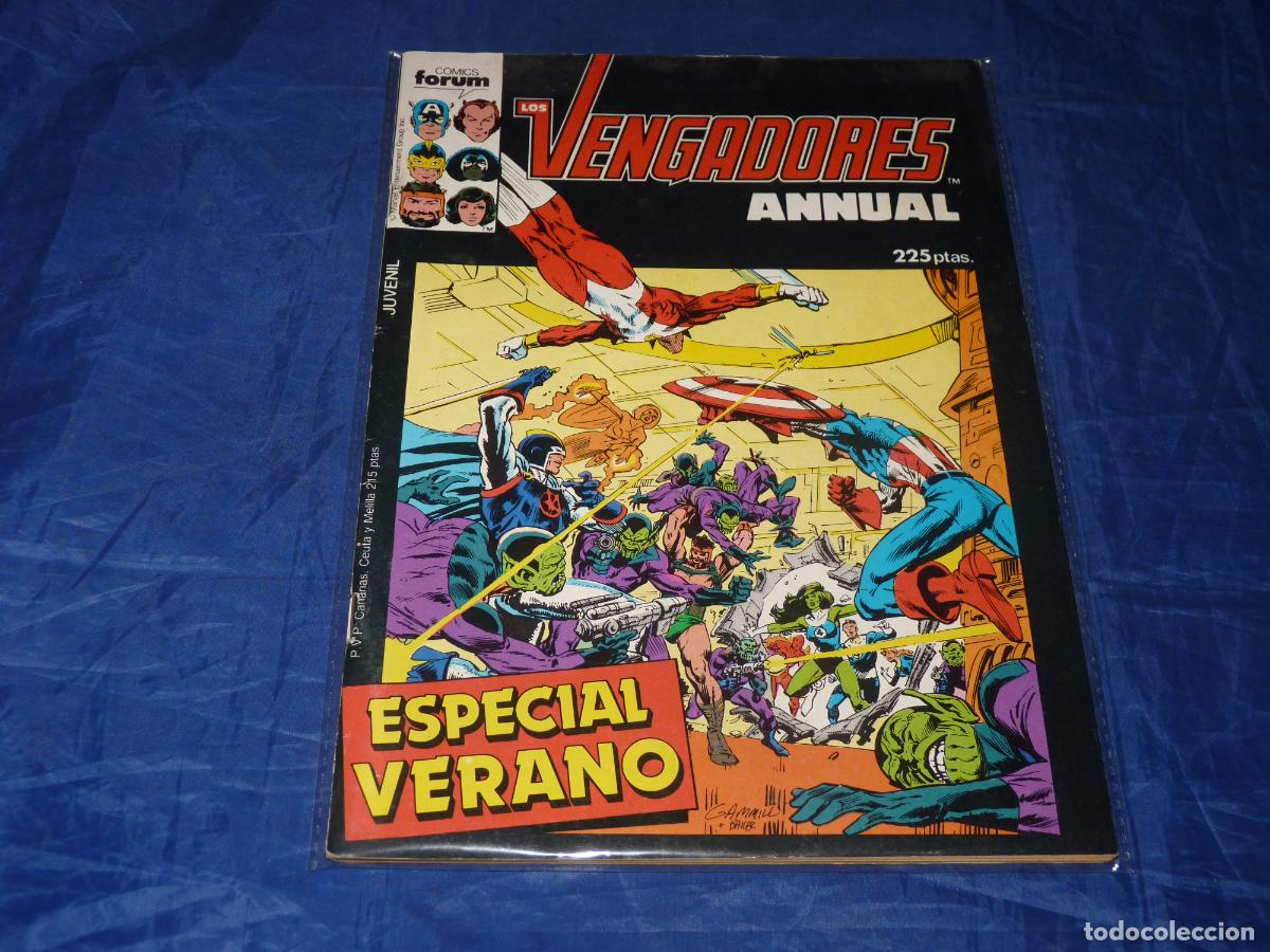 C&oacute;mics: VENGADORES ANNUAL ESPECIAL VERANO MUY BUEN ESTADO OREFSLL