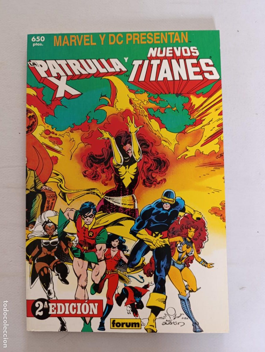 C&oacute;mics: LA PATRULLA X Y NUEVOS TITANES - MARVEL Y DC - 2&ordf; EDICION - FORUM (FHw)