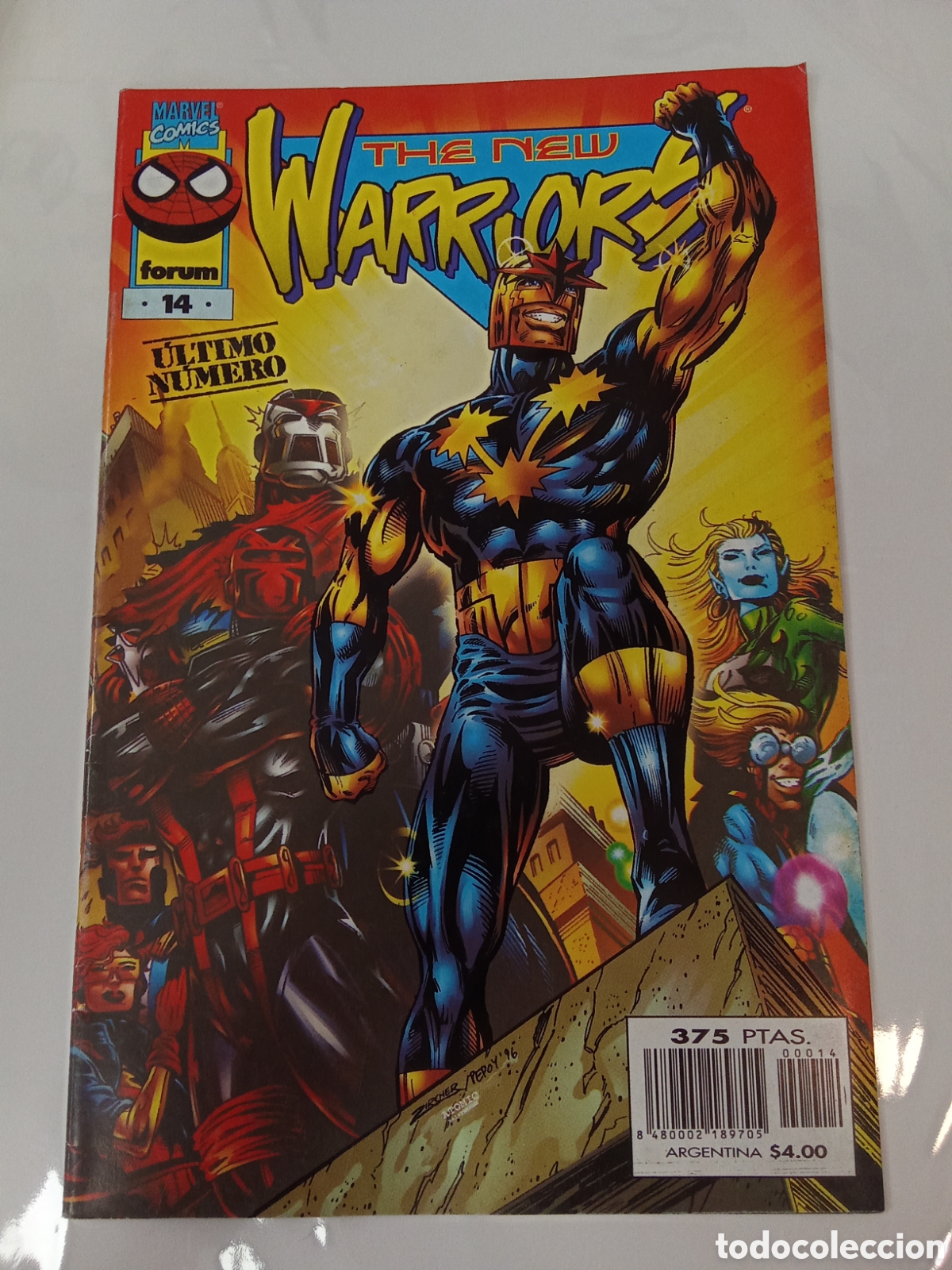 C&oacute;mics: THE NEW WARRIORS N&ordm;14 &Uacute;LTIMO N&Uacute;MERO - Foto 1
