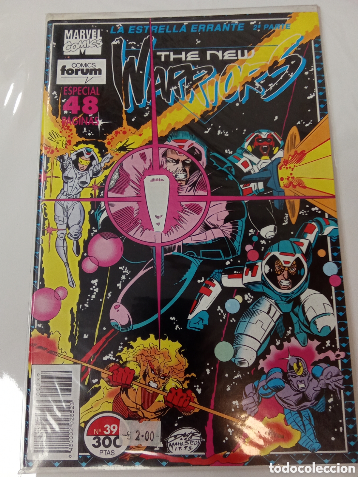 C&oacute;mics: LA ESTRELLA ERRANTE 2&ordf; PARTE THE NEW WARRIORS N&ordm;39 - Foto 1