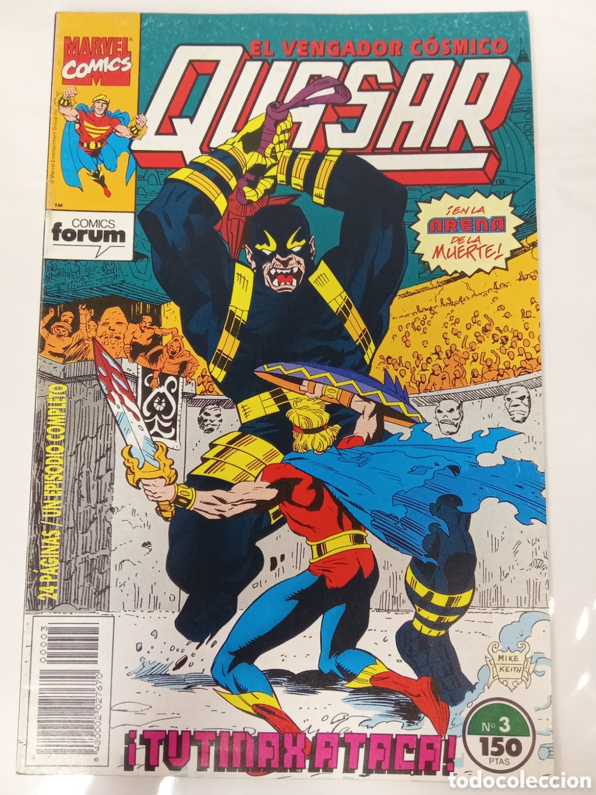 C&oacute;mics: QUASAR EL VENGADOR C&Oacute;SMICO N&ordm;3