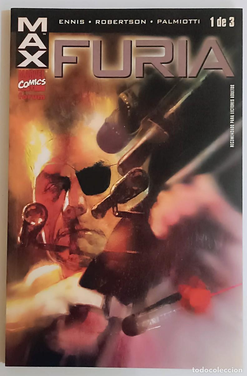 C&oacute;mics: Furia (Miniserie Completa 1-3) - Garth Ennis - Marvel MAX - Excelente - Foto 2