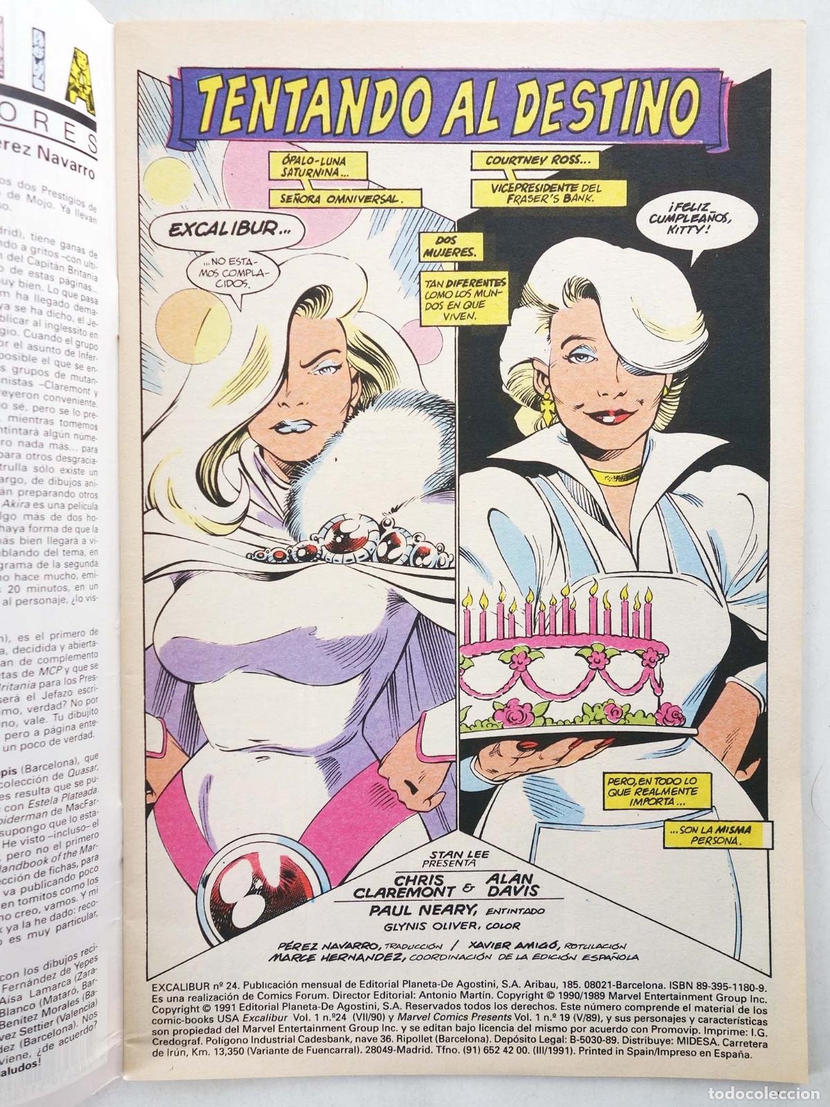 C&oacute;mics: EXCALIBUR VOL. 1 24 (Vvaa) Forum, 1991 - Foto 3