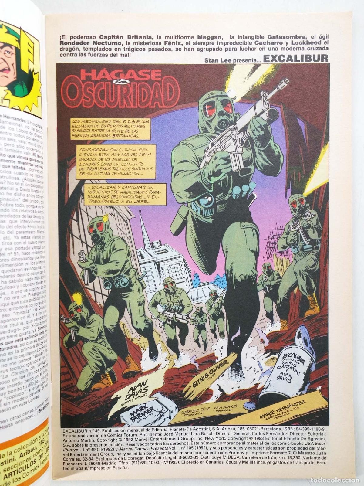 C&oacute;mics: EXCALIBUR VOL. 1 49 (Vvaa) Forum, 1993 - Foto 3