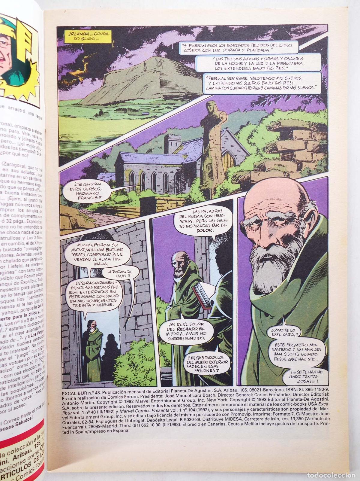 C&oacute;mics: EXCALIBUR VOL. 1 48 (Vvaa) Forum, 1993 - Foto 3