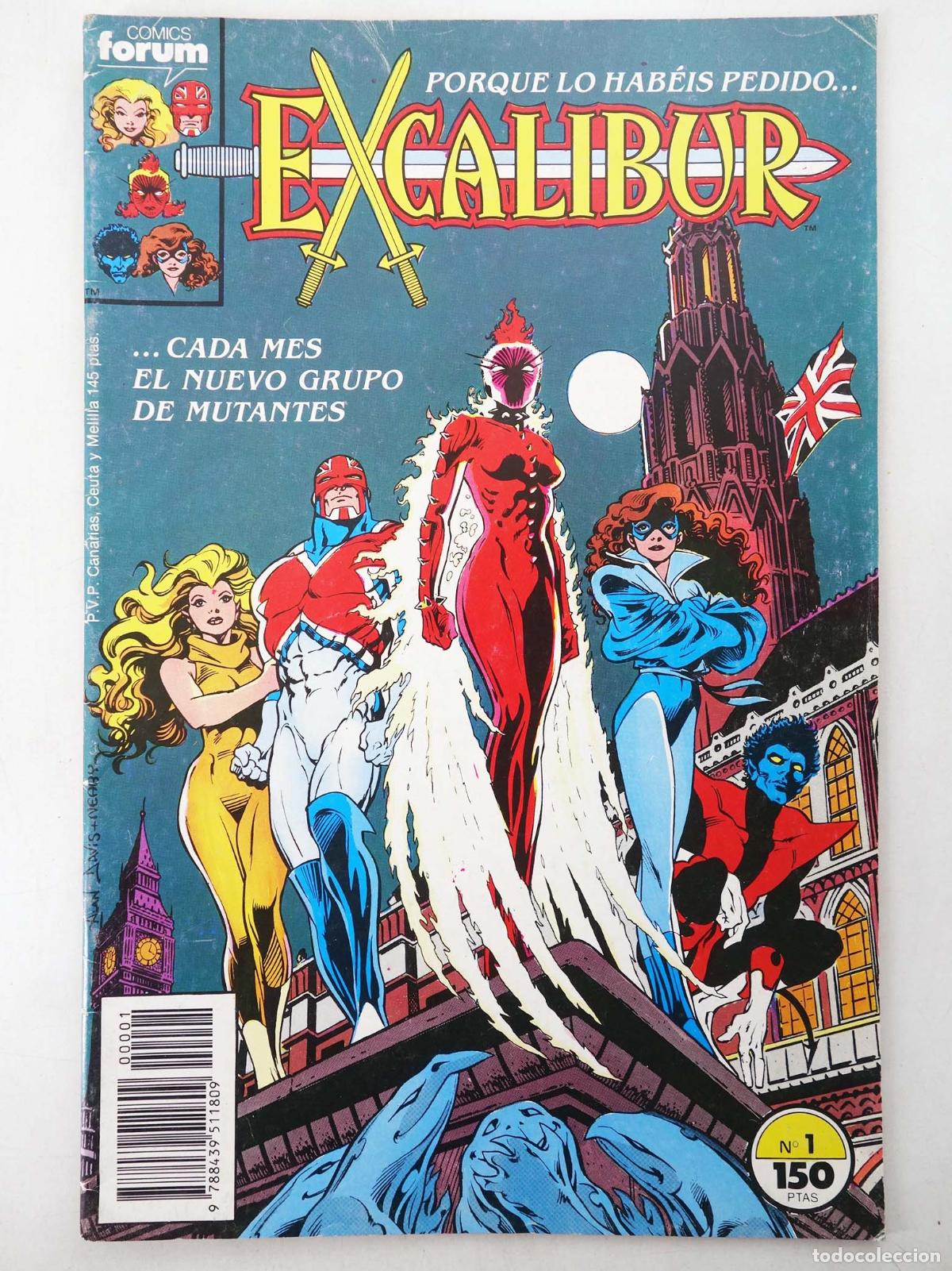 C&oacute;mics: EXCALIBUR VOL. 1 1 (Al Milgrom/Chris Claremont/Alan Davis) Forum, 1989