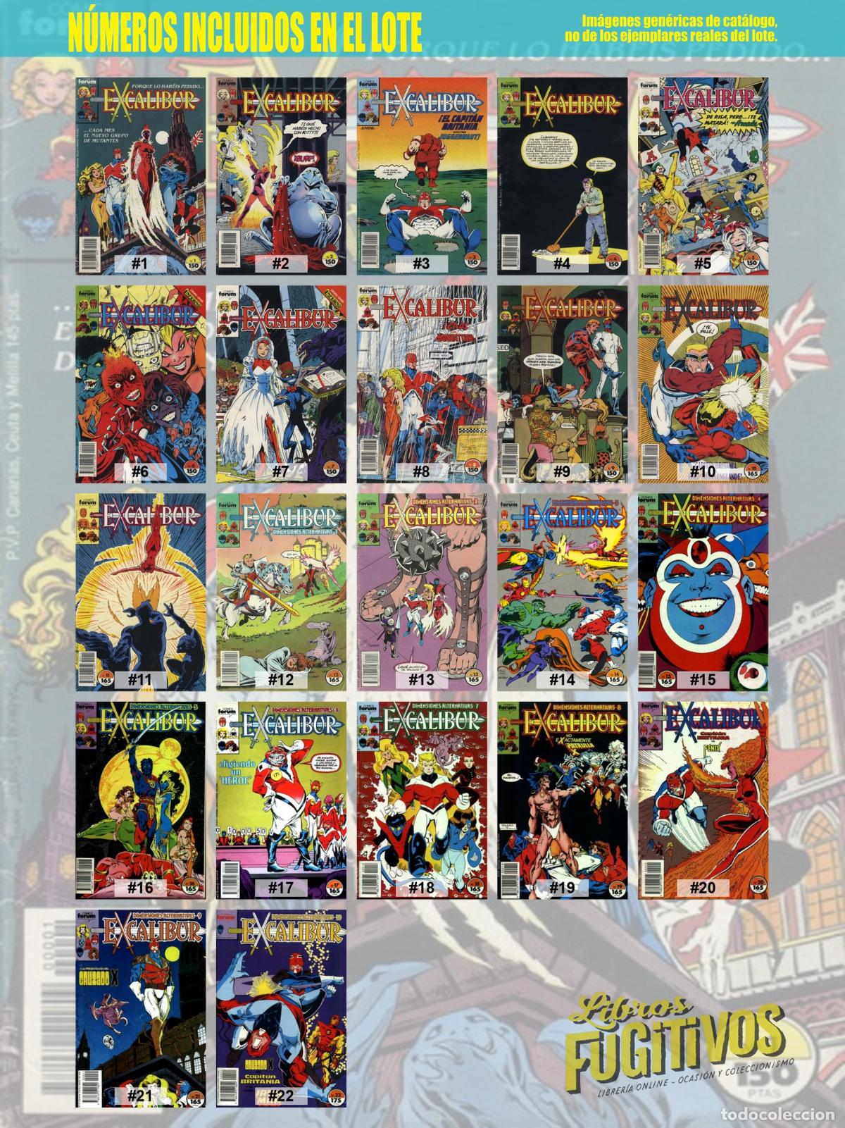 C&oacute;mics: EXCALIBUR VOL. 1 1 A 22. Forum, 1989 - Foto 3