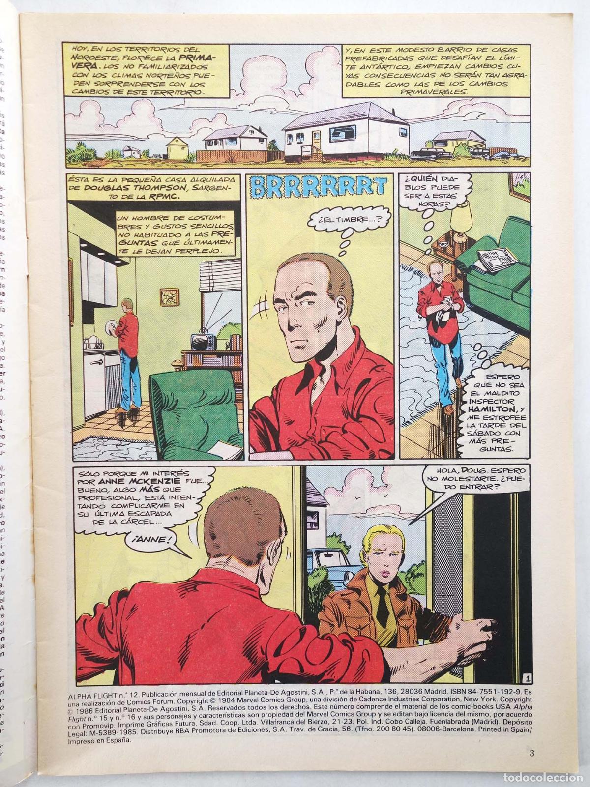 C&oacute;mics: ALPHA FLIGHT VOL. 1 12 (John Byrne) Forum, 1986 - Foto 3