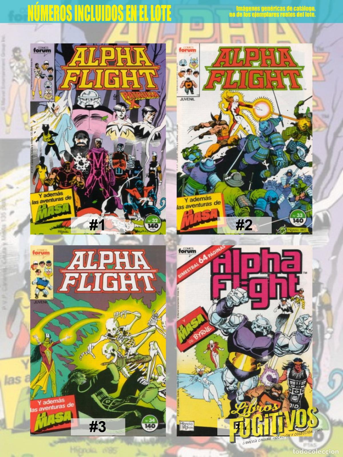C&oacute;mics: ALPHA FLIGHT VOL. 1 32 A 35. RETAPADO. Forum, 1985 - Foto 3