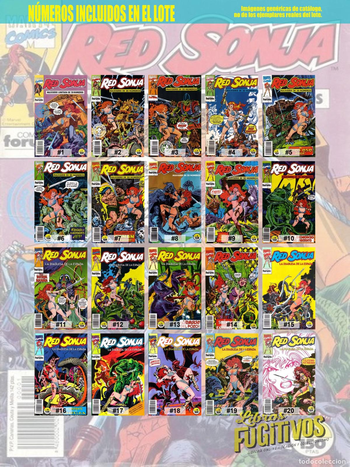 C&oacute;mics: RED SONJA 1 A 20. COMPLETA. Forum, 1992 - Foto 3