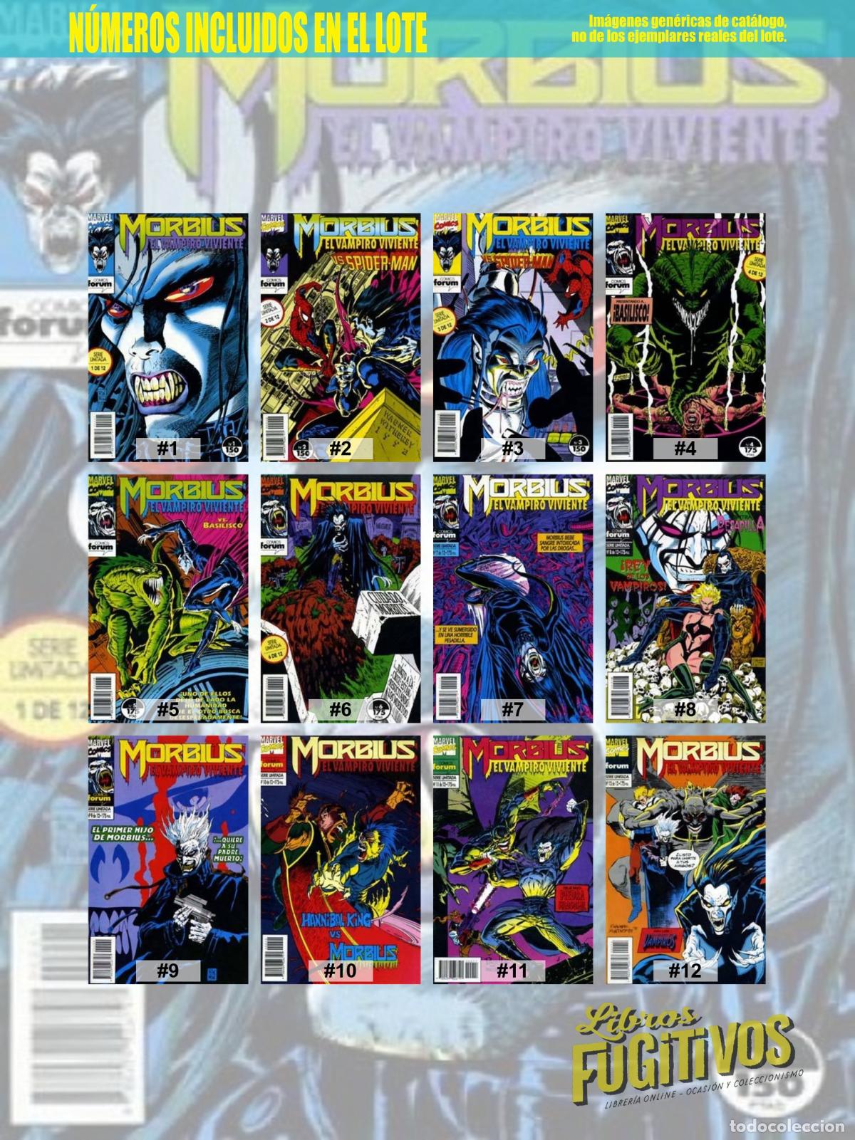 C&oacute;mics: MORBIUS 1 A 12. COMPLETA. Forum, 1993 - Foto 3