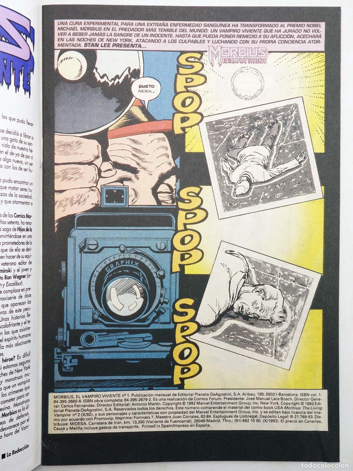 C&oacute;mics: MORBIUS 1 A 12. COMPLETA. Forum, 1993 - Foto 7