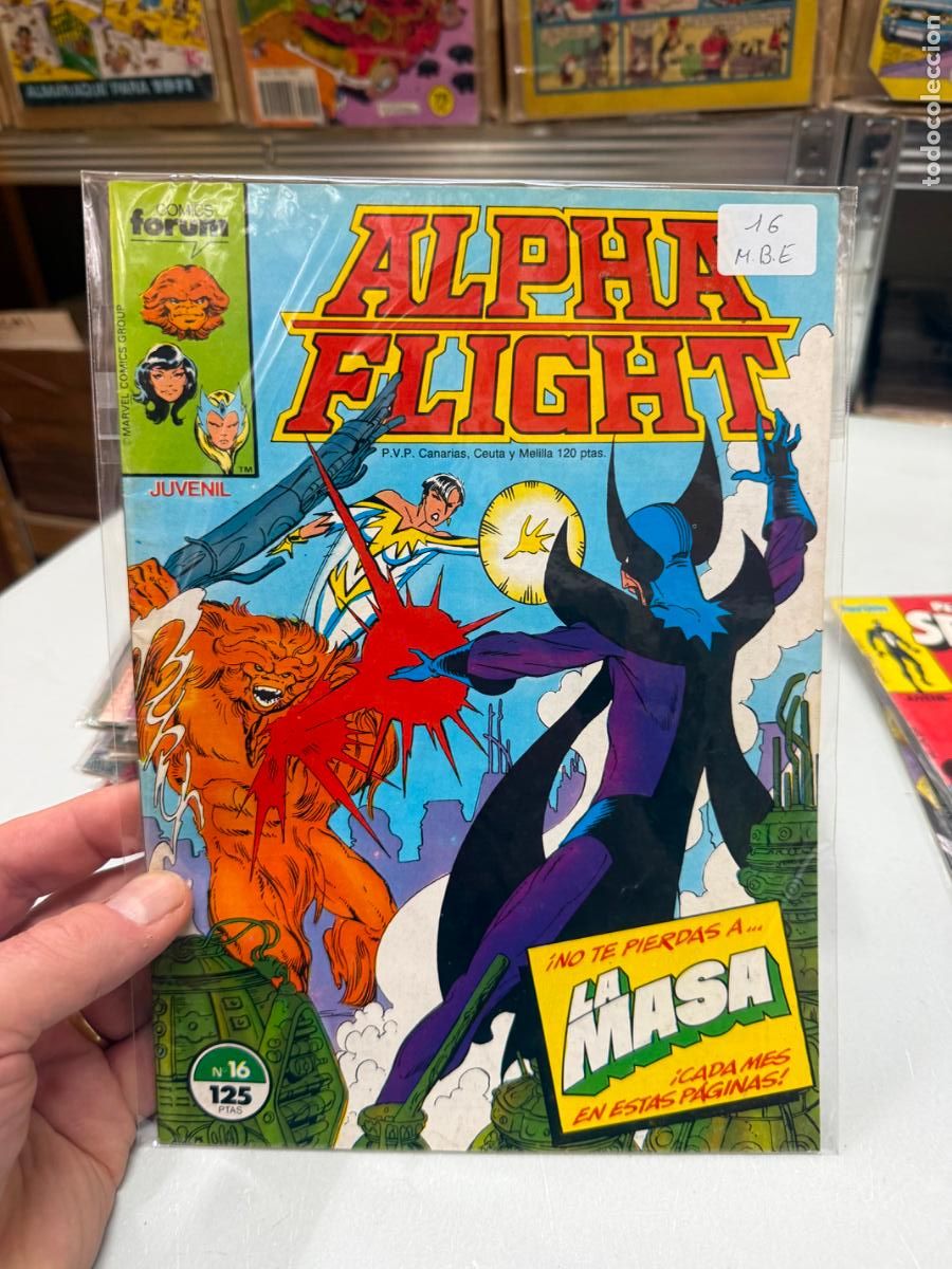 C&oacute;mics: ALPHA FLIGH T EDITORIAL FORUM NUMERO 16