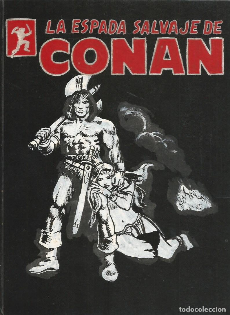 C&oacute;mics: LA ESPADA SALVAJE DE CONAN EL BARBARO-SERIE ORO-NUM.9,10,11,12 ENCUADERNADOS