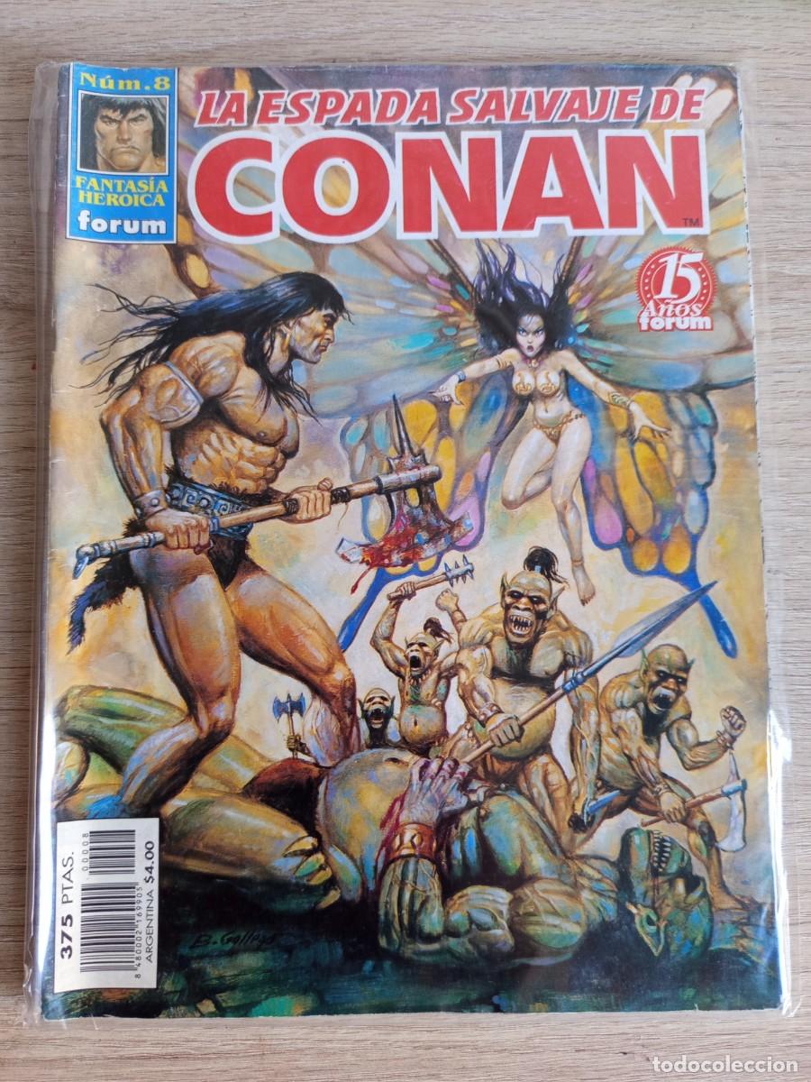 C&oacute;mics: LA ESPADA SALVAJE DE CONAN. N&ordm; 8. VOL. 3. FANTASIA HEROICA. COMICS FORUM. VOLUMEN III.