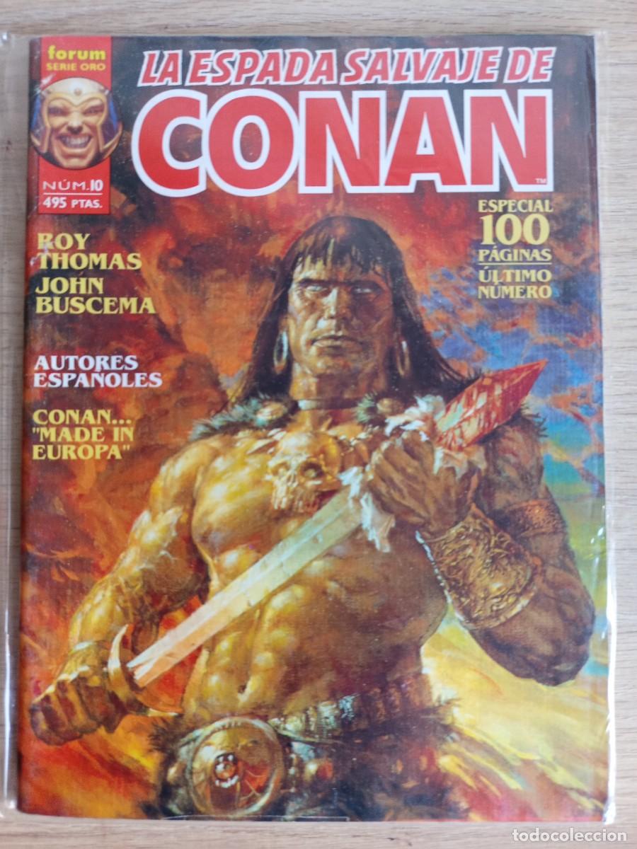 C&oacute;mics: LA ESPADA SALVAJE DE CONAN EL BARBARO SERIE ORO V 2 VOL 2 10 ULTIMO. 1&ordf; EDICION PLANETA 1997
