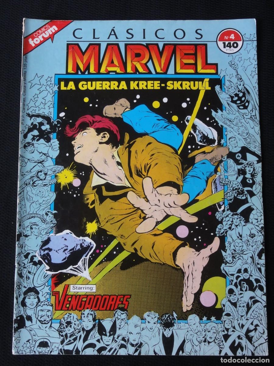 C&oacute;mics: CLASICOS MARVEL. N&ordm; 4 DE 41. ED. PLANETA/FORUM 1988. C-31B