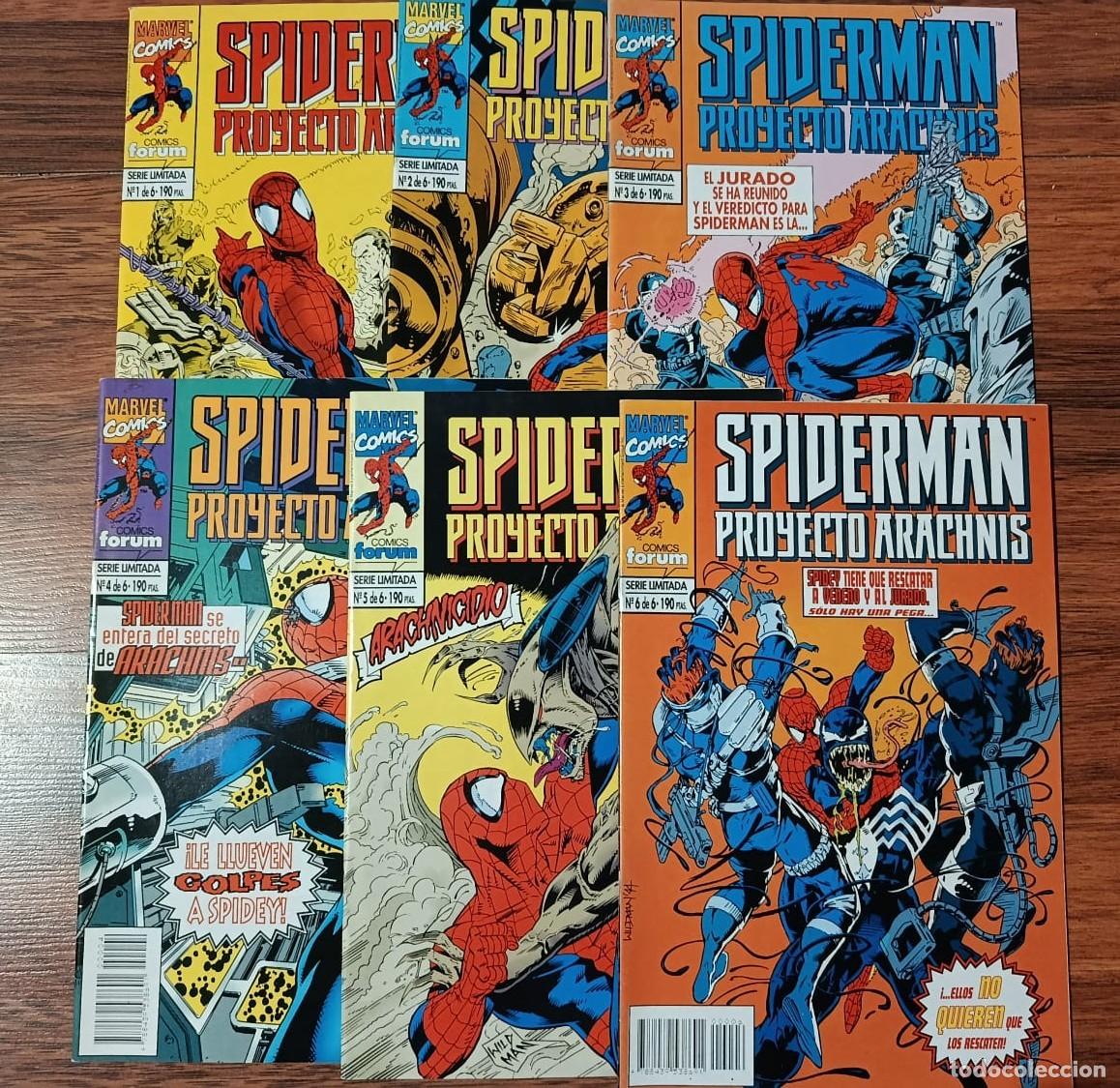 C&oacute;mics: SPIDERMAN. PROYECTO ARACHNIS. Miniserie de 6 n&uacute;meros. COMPLETA.