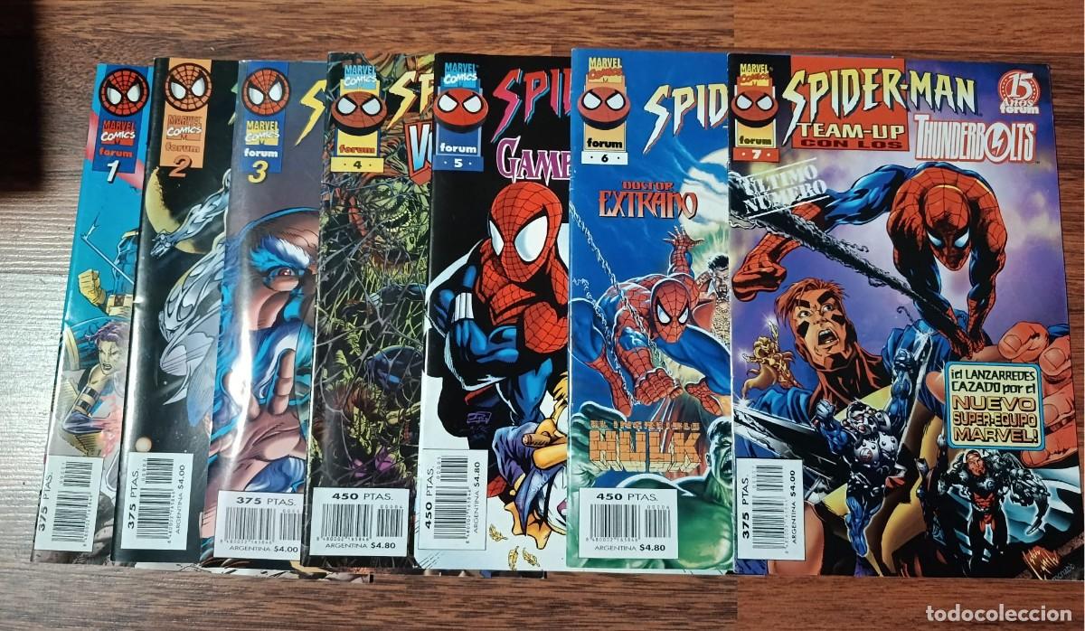 C&oacute;mics: SPIDERMAN TEAM-UP. Serie limitada de 7 n&uacute;meros. COMPLETA