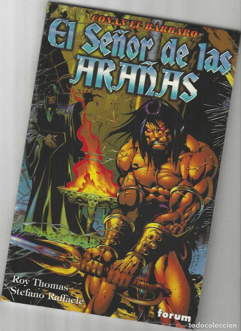 C&oacute;mics: CONAN EL BARBARO: EL SE&Ntilde;OR DE LAS ARA&Ntilde;AS - TOMO - ROY THOMAS - COMO NUEVO - Foto 1