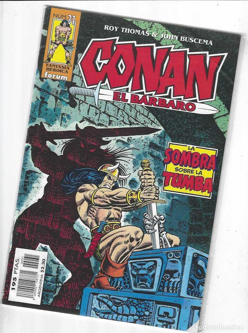 C&oacute;mics: CONAN EL BARBARO N&ordm; 31 - FANTASIA HEROICA - GRAPA FORUM - BUEN ESTADO